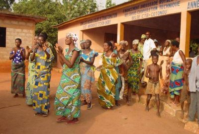 Benin Women's Group singing about malaria