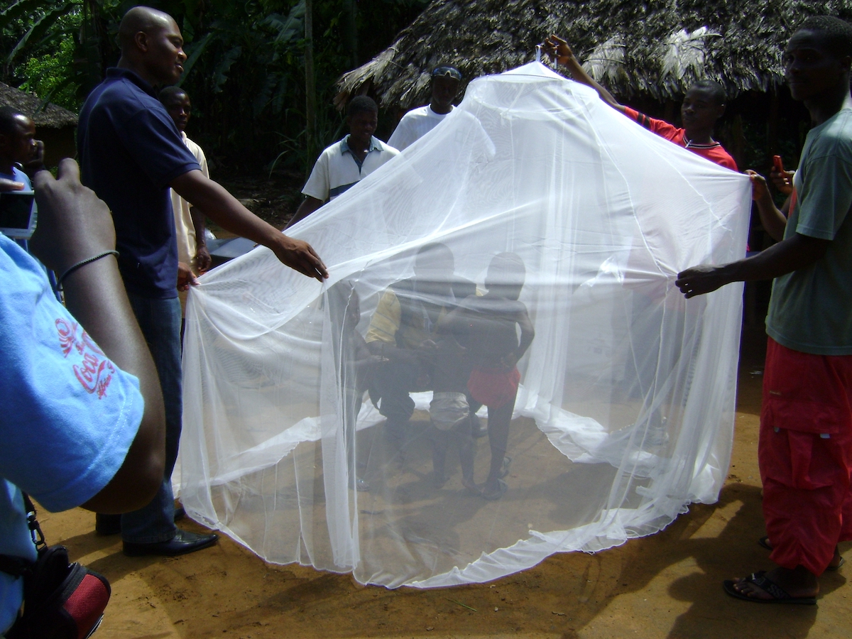 Liberia - LLINs are delivered via motorcycle to remote districts in Liberia